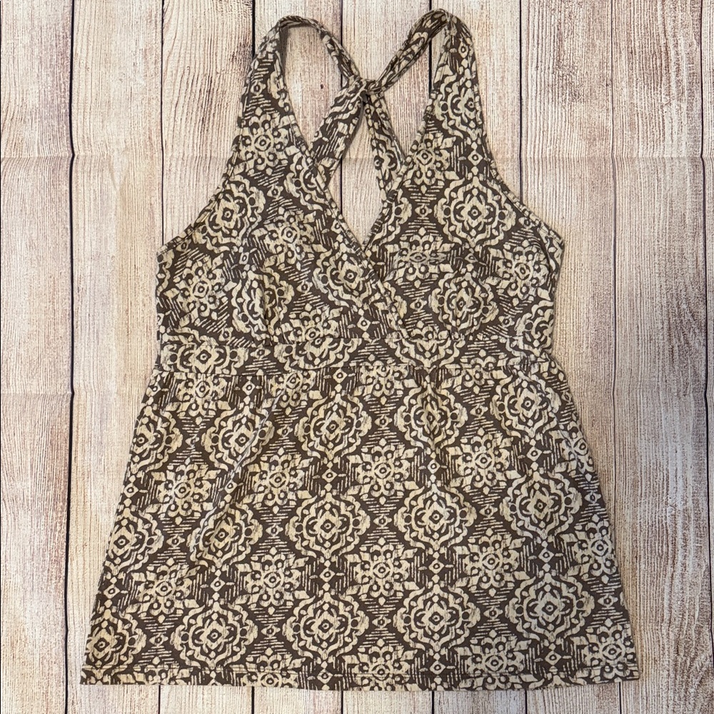 Sonoma Criss-Cross Floral Tank Top